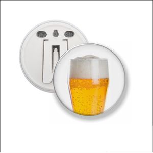 Button Met Clip - Bier