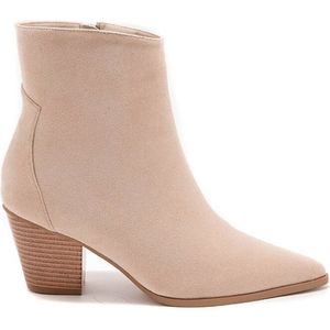 Mode-Mania Dames Western laars Beige BEIGE 36