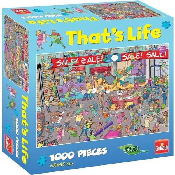 71427 goliath puzzel thats life puzzel cricket 1000 stukjes - speelgoed  goedkoop online | Ruime keuze | beslist.be