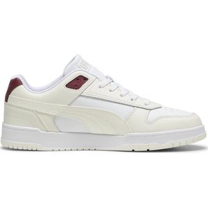 PUMA RBD Game Low Unisex Sneakers - Warm White-Puma White-Team Regal Red-PUMA Gold - Maat 46