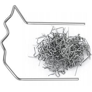 Rosfix Kunststofnieten, plat, 90 graden, 0,6 mm, 100 st.