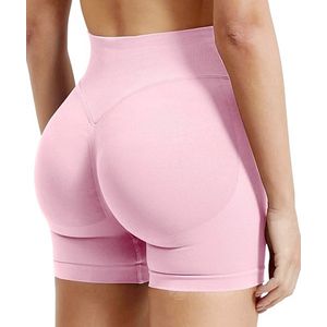 Dames Scrunch Sportshorts – Naadloze Booty Gymshorts Met Billenlift – 10 CM Biker Shorts Voor Workout & Fitness