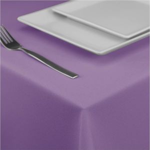 Tafelkleed tafelloper tafellinnen tafeldecoratie tafelkleed (lavendel, 140 x 200 cm)
