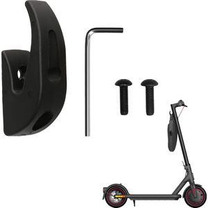 kwmobile elektrische step tassenhanger geschikt voor Xiaomi M365 / M365 Pro tassenhaak - E-scooter tasenhouder - Scooter accessoires in zwart