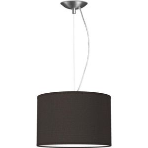Home Sweet Home hanglamp Bling - verlichtingspendel Deluxe inclusief lampenkap - lampenkap 30/30/20cm - pendel lengte 100 cm - geschikt voor E27 LED lamp - zwart