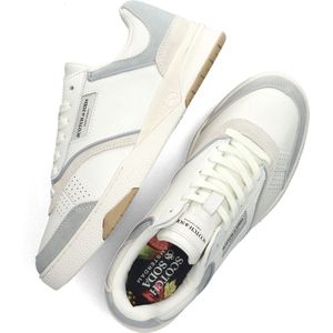 Scotch & Soda Court Cup Lage sneakers - Leren Sneaker - Heren - Wit - Maat 43