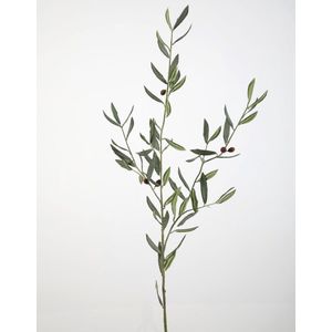 Flora Arte - Kunsttak - Olijftak - Kunstplanten - 129 cm
