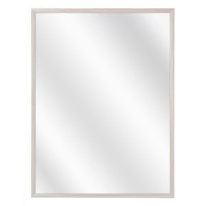 Spiegel met Luxe Aluminium Lijst - Wit Eik - 40x60 cm