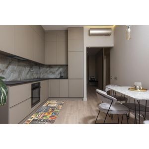 JYG Vloerkleed - Keukenloper Rome 66x160cm Veelkleurig