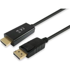 Equip 119391 DisplayPort Adapter - HDMI St/St 3.0m 4K/30Hz zwart