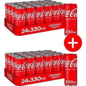 Coca Cola sleekcan pack 2x 24x330 ml NL