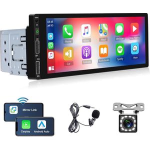 Autoradio Draadloos Touchscreen MP5-speler - Bluetooth Ondersteuning - Achteruitrijcamera - Multimedia Player - USB/AUX - Stuurbediening