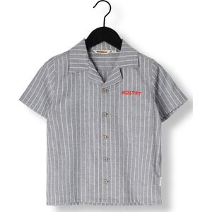 Moodstreet Boys Short Sleeve Shirt Jongens - Vrijetijds blouse - Blauw - Maat 134/140