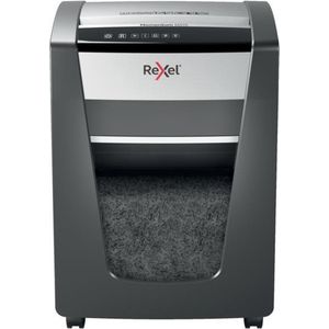 Rexel Momentum M515 Papierversnipperaar P-5 Micro voor Thuiskantoor/Thuiswerkplek - Invoer tot 15 A4-Vellen - Zwart