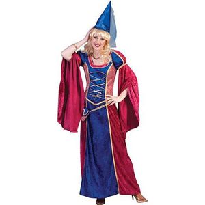 Middeleeuwse & Renaissance Kostuum | Jonkvrouw Isabella | Vrouw | Maat 36-38 | Carnaval kostuum | Verkleedkleding