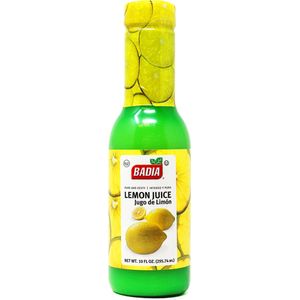 Badia Spices | Lemon Juice | geconcentreerd puur citroensap en citroenolie | 295 ml