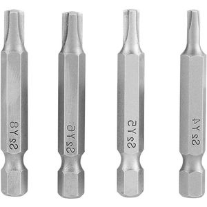 Y Type Magnetische Schroevendraaier 1/4 Hex Shank 4 Stuks Driehoek Magnetische Schroevendraaier Tool.
