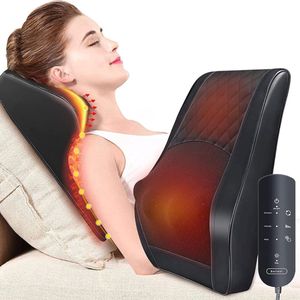 Massageapparaat - Rug Massageapparaat - Warmte Shiatsu Apparaat - Nek Massageapparaat - Spierpijnverlichting voor nek, rug, schouder