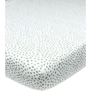 Goodivery ® Fitted Sheet Forest Green with Elastic for Optimal Comfort, Single Bed Size