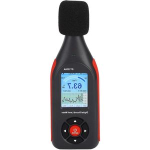 3-in-1 Decibelmeter - 30-130 DB Hoge Nauwkeurigheid Geluidsniveaumeter met LCD-scherm voor Individuen Gezinnen Bedrijven