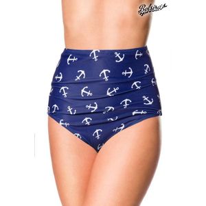 Belsira - High Waist Bikinibroekje - S - Blauw