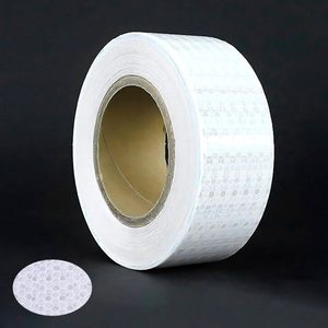 Reflecterende Plakband 10 m x 5 cm Zelfklevend | Hoge Intensiteit Wit | Voor Fietsen, Voertuigen en Auto's