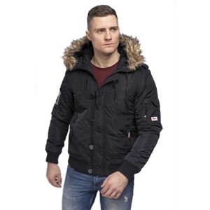 Lonsdale Heren winterjas met capuchon regular fit JARRETH