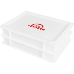 Alpac Deegbak - Deegkrat - 400 x 300 x 70 mm - 2 Pizzabollenbakken + 1 Deksel