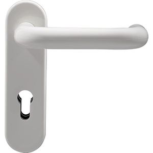 huisaccessoires Wisselset profielcilinder kurkplaat deurbeslag U-vorm kunststof wit deurbeslag kamerdeurbeslag binnenset