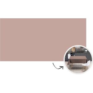 Tafelkleed - Tafellaken - 260x130 cm - Roze - Palet - Oud - Effen - Oudroze - Binnen en Buiten