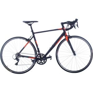 Racefiets SPRINT - Met versnellingen - Dual control 2x9 - Herenfiets - Stadsfiets 28 inch - Framemaat 58 cm - V-brakes - Zwart/rood