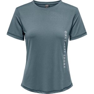 Only play sweet reg ss train t-shirt in de kleur grijs.