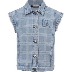 LOOXS 10sixteen Meisjes gilet denim - Geruit