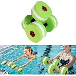Schuim Halters Water Aerobics Dumbbell Aquatische Oefening Hand Bars Zwemmen Training Fitness Apparatuur 2 STKS dumbbell set