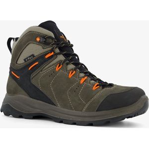 Mountain Peak leren heren wandelschoenen cat. A/B - Groen - Uitneembare zool - Maat 43