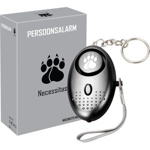Necessitas ® Senioren Alarm Persoonlijk Alarmknop Sleutelhanger - Alarmsysteem 140DB Geluid - Draadloos Personal Alarm - Incl. Batterij