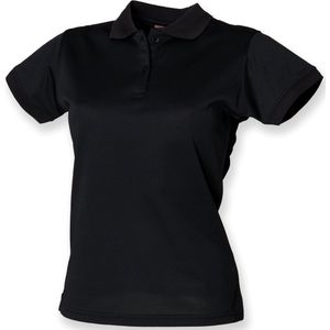 Henbury Ladies Coolplus® Polo Shirt H476 - Black - S