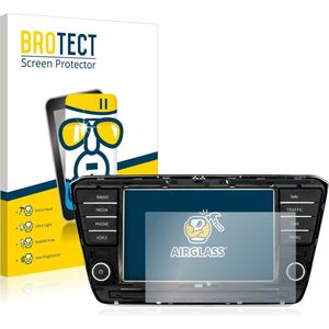 BROTECT - Screenprotector voor Skoda Columbus Superb 2017 Infotainment System 8"" - Folie Beschermfolie Beschermglas transparant