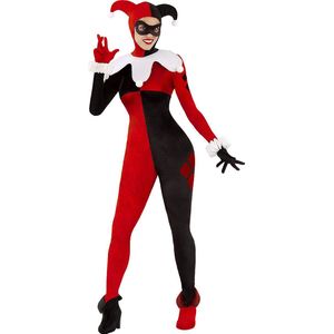 FUNIDELIA Harley Quinn kostuum - DC Comics kostuum voor vrouwen - Maat: L
