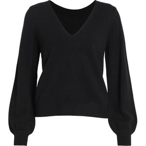 VILA VIRIL REV V-NECK L/S KNIT TOP - NOOS Dames Trui - Maat XXL