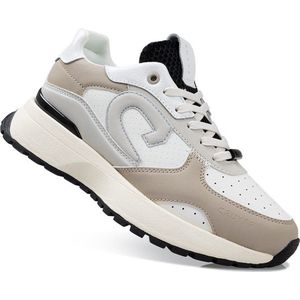 Cruyff Hyde Runner Sneakers - Leren Sneaker - Dames - Beige - Maat 36