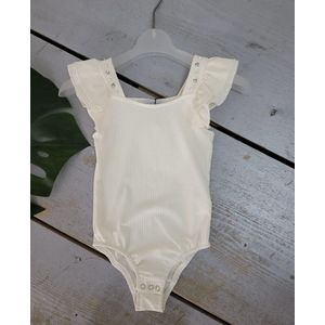 Body rib meiden meisjes beige studs maat 14/14Y kleding