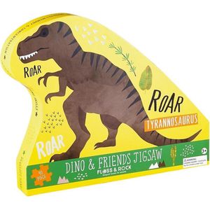 Floss & Rock Dinosaurus Puzzel - 40 stukjes - 60 x 41 cm