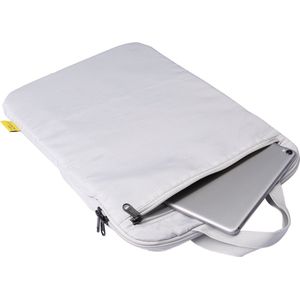NOMAD® Laptop Sleeve Premium 15.6 Inch | Grijs | Laptoptas | Laptophoes met Extra Opbergvak