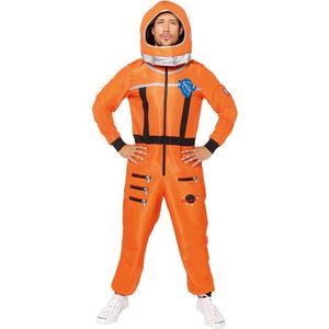 Astronaut Kostuum Oranje Volwassenen - Maat XL