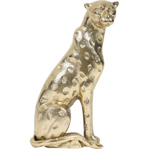 Light & Living Leopard Ornament - Goud - 15x9x29,5 cm