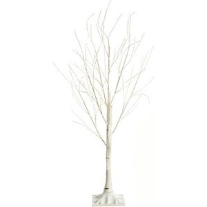 Kunstboom met verlichting - berkenboom - 150 cm - 120 LEDS - wit