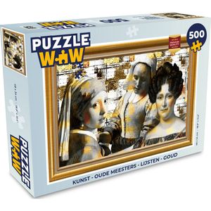 Puzzel Kunst - Oude meesters - Lijsten - Goud - Legpuzzel - Puzzel 500 stukjes
