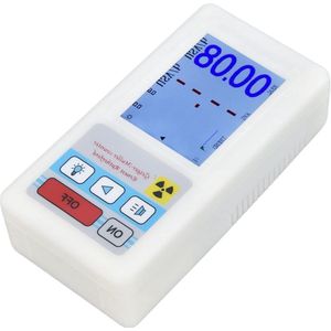 Geigerteller BR-6 - Gemakkelijk Afleesbaar - Multifunctionele Radioactieve Detector voor Nucleaire Straling met LED-display en Zakontwerp - Draagbaar ABS-materiaal