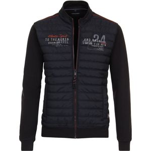 Casa Moda Atlantic Ocean Spirit Vest Opstaande Kraag Blauw - M